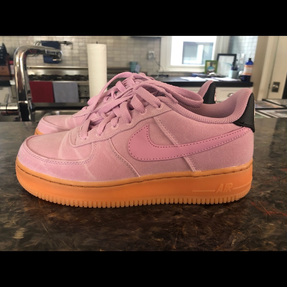Pinkish/Purple Air Force 1’s